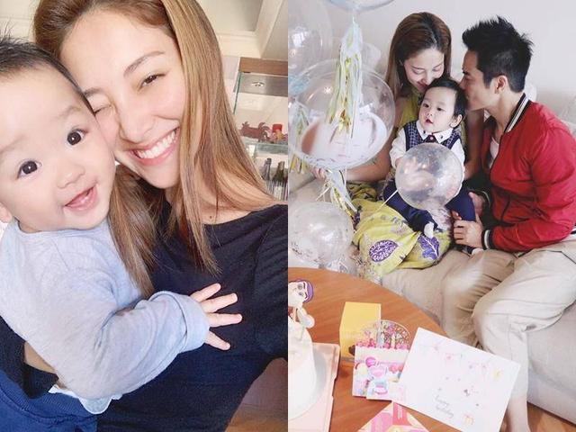 TVB视帝情人节庆祝儿子一岁生日 港姐老婆留言：一切都是值得的