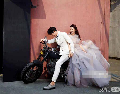 赵丽颖林更新爆出婚纱照，两人会擦出爱的火花吗？