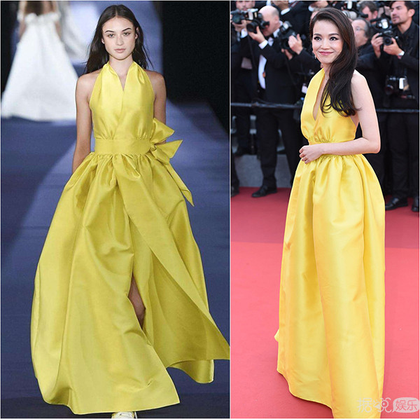 范冰冰穿龙袍红遍戛纳，舒淇也不甘示弱光靠这一点就能甩她几条街！