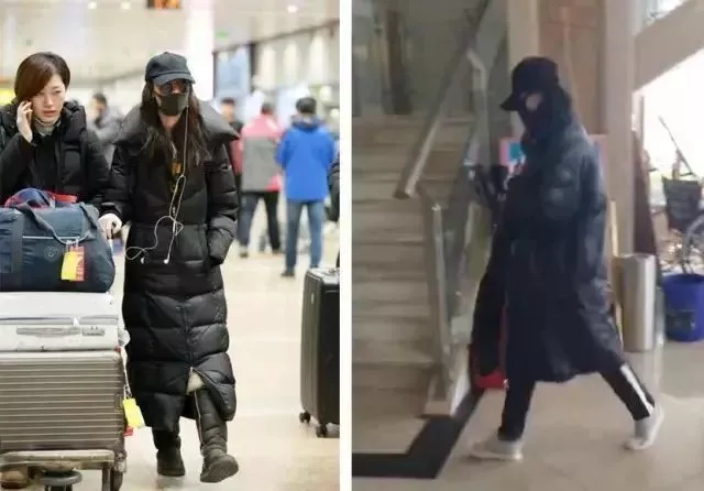 谁说女明星机场一定要凹造型的？你是没见过她们怕冷的样子吧！