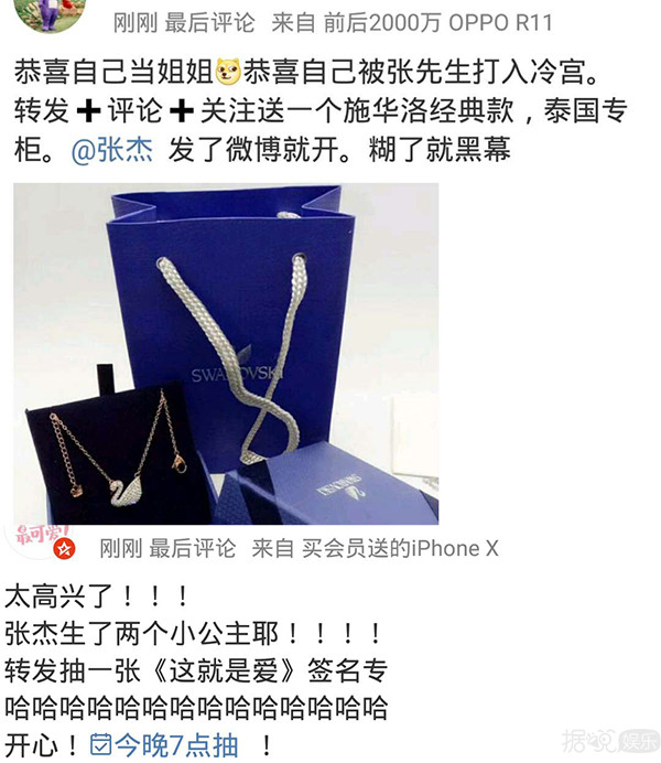 张杰谢娜的双胞胎女儿都出生了，双方粉丝竟然还在互撕？