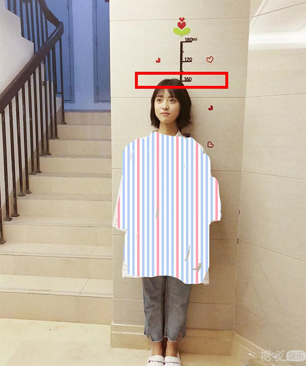 说沈月只有一米四？对方用一张图做出回应