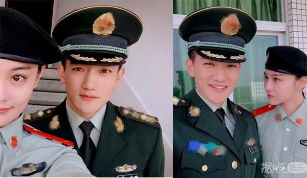 张馨予终于谈恋爱了？对方还是个帅气的兵哥哥？