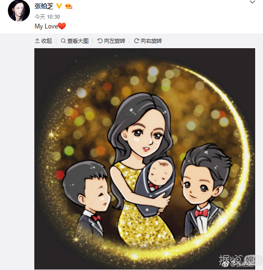 张柏芝真的生了三胎！还说男人只是生育机器？